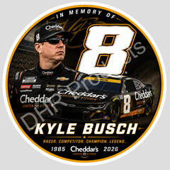Kyle Busch Number 8 Tribute Commemorative Vinyl Sticker/Decal NASCAR 03