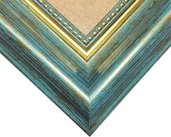 4X4 Photo Frame Blue Picture Frame Desktop Display Mount on the Wall.Plexiglass