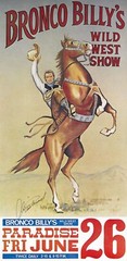 Bronco Billy 1980 Clint Eastwood cult movie poster reprint 18×12 inches