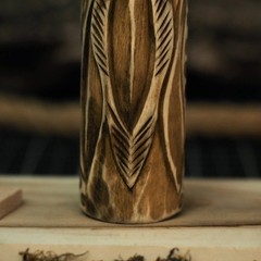 Wooden Odin Figurine Hand Carved Norse Viking God Altar Decor Birthday Gift 15cm