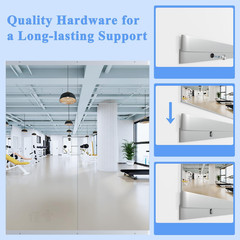 Home Gym Mirror, 57»X24»2PCS, Tempered Glass Frameless, Large Yoga Mirror, Wal