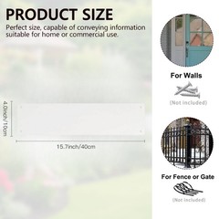 Generic Custom Aluminum Sign, Personalized Metal Signs with Text Logo Photo