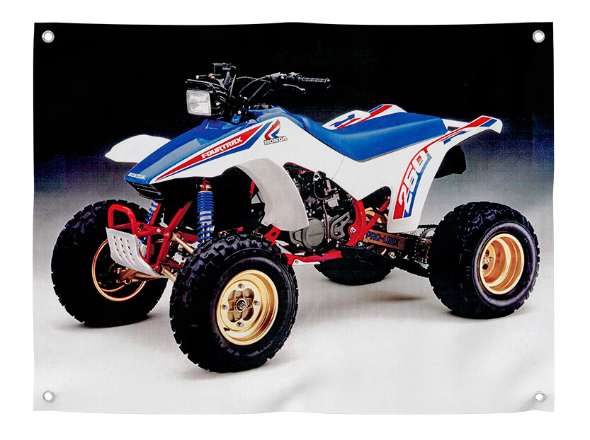 1986 HONDA FOURTRAX 250R TRX QUAD BANNER OEM FLYER AD