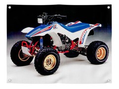 1986 HONDA FOURTRAX 250R TRX QUAD BANNER OEM FLYER AD