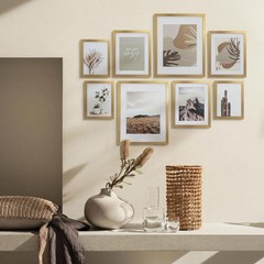Elegant Assorted Size Gallery Frame Set – Perfect for Living Room and Stairway