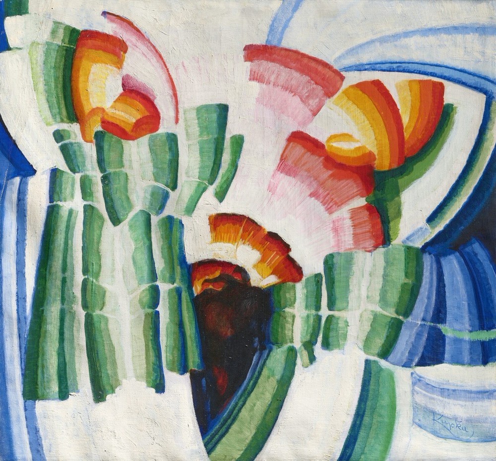 František Kupka : Composition Triangulaire : Abstract Geometric Composition