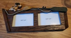 Decorative Double Picture Frame