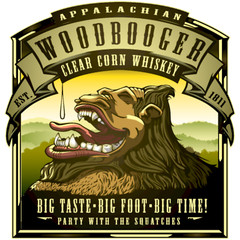 WOOD BOOGER Sublimation Print Ready to Press, Heat Transfer PICK YOUR SIZE