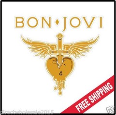 Bon Jovi Vinyl Wall logo Decal Sticker Jon 80s Rock Various Sizes