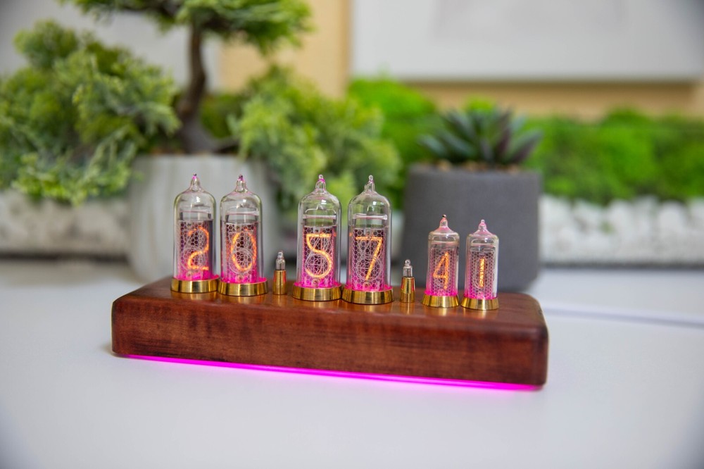 Nixie Tube Clock Pulsar IN-14 + IN-16 6-tubes