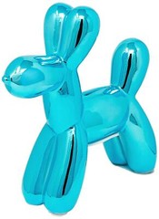 Interior Illusions – 7.5″ Poodle Balloon Animal Bank – Royal Blue