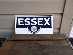 Essex Super Six Service Oil Gas Station Car Shop Garage Metal Sign 6×12 50044