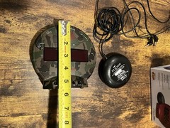 SONIC ALERT SONIC BOMB BUNKER CAMOUFLAGE ALARM CLOCK TESTED WORKING!!!