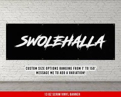 Motivational Gym Banner – Inspirational Weightlifting Wall Art