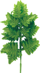 12 pcs Faux Leather Fern Stems, 18″ Artificial Greenery, Faux Fake Filler Silk
