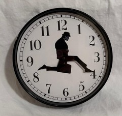 Ministry Of Silly Walks Wall Clock Silent Analog Monty Python Inspired
