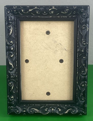 Wall Hanging or Standing 4 X 6 photo frame Rectangle Wooden carved Picture frame