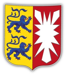 Schleswig Holstein State Coat Of Arms Germany Car Bumper Sticker Decal