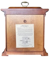 Howard Miller MANTEL CLOCK TOMPION 612-436 TRIPLE CHIME Key 1050-020 Movement