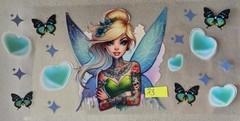 Tinkerbell Tattoo UV DTF cup transfer wraps