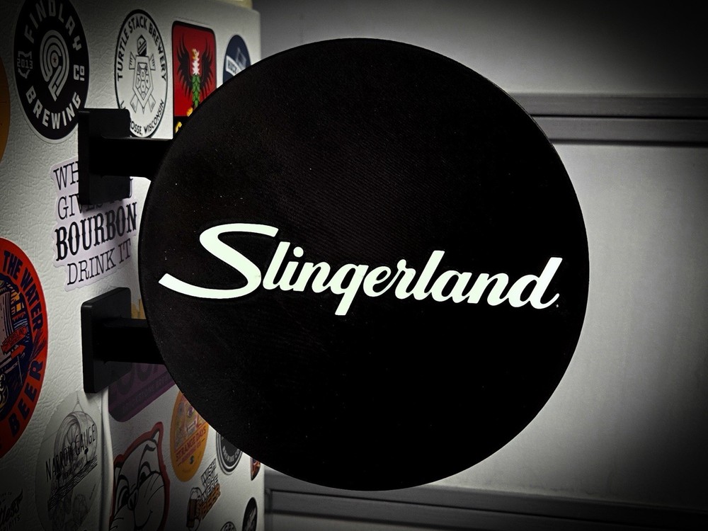 Slingerland Round LED Light Box | Double Sided Sign RGB Option