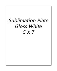Plaque Plates (lot of 6) – Sublimation – Gloss White – Free Shipping