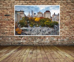 Central Park New York City Canvas Print 24 x 18 Main Entrance NYC