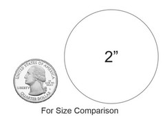 2″ Burgundy Round Label Dots Stickers Color Coding Inventory 2 Inch Dot