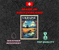 Ukraine Vintage Travel Sticker Die Cut Waterproof Vinyl Souvenir Laptop Decal