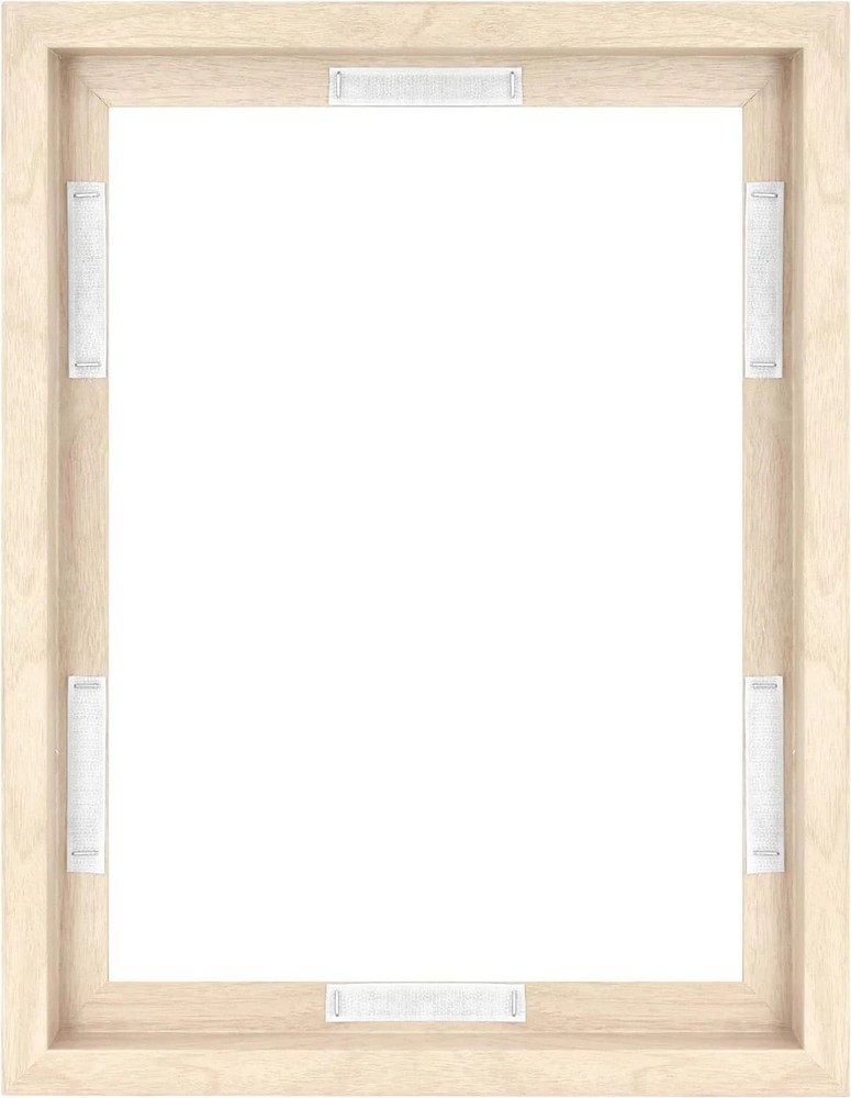 Canvas Float Frames 12X16 Frame, Natural Woodgrain for Finished Canvases, Vertic