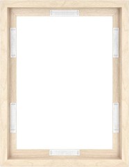 Canvas Float Frames 12X16 Frame, Natural Woodgrain for Finished Canvases, Vertic