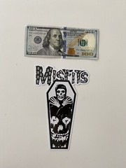 MISFITS STICKER MISFITS BAND STICKER Large 7” Sticker Metallica Samhain 2 SET
