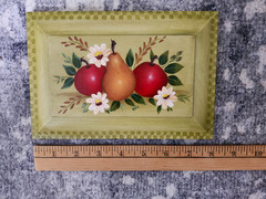 Hand Painted Wooden Plaque 8 X 5.5 «