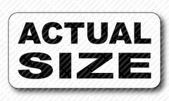 ACTUAL SIZE Gag Joke Prank Funny Hard Hat Toolbox Sticker