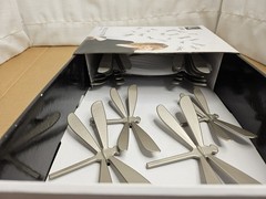 Umbra Dragonfly WallFlutter Wall Decor Silver Set of 20 NIP
