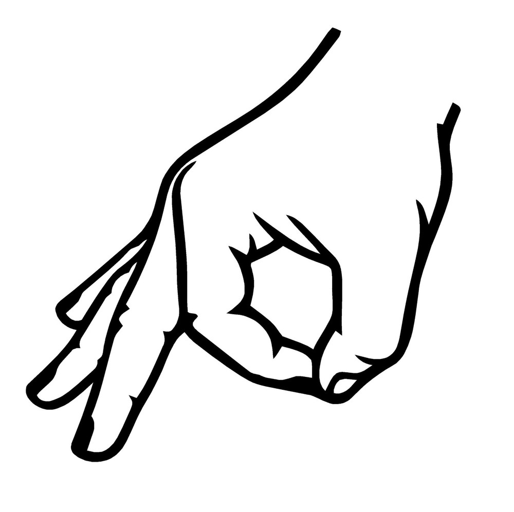 Gotcha Ok hand Vinyl Decal