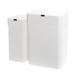 ELPHECO Bathroom Trash Can with Lid, 2 Pack Automatic Garbage Can, 2.5 Gallon…