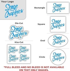 Custom Stickers and Custom Decals. Upload Your Photo, Text, Logo, or Image. U…