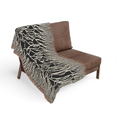 Unknown Pleasures Punk Minimalist Avantgarde Joy Division Melvins Woven Blanket