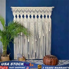 Large Macrame Wall Hanging Hand Woven Tapestry Boho Chic Art Bohemian Home Decor