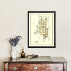 Old Map of Osborn, OH 1896 – Vintage Osborn Ohio Art