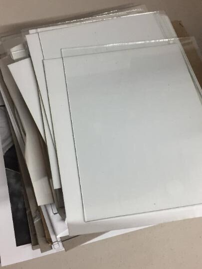6” x 6” Custom Cut Glass 
