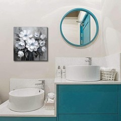 Bathroom Canvas Wall Art, Bathroom Wall Decor,Living Room, Bedroom,Office,Sma…