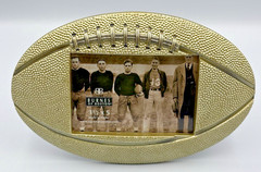Burnes Of Boston Football Pewter Picture Frame 3.5″ X 5″