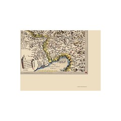 Historic Map – Como Region Italy Upper Adriatic – Ortelius 1609 – Vintage Wall