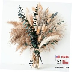 Green Pampas Grass Boho Bouquet – Exquisite Lavender and Eucalyptus Regular