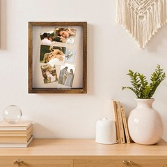 Shadow Box Frame 11×14, Deep Shadow Box Display Case with Linen Back and Removab