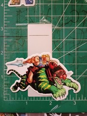 HE-MAN STICKER X VYNIL HIGH GLOSS DIECUT STICKER X 3X2 INCHES STICKER