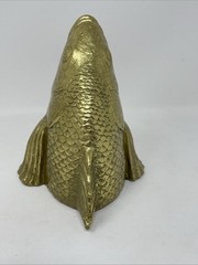 CB2 Stan The Goldfish Wall Decor Hanger Resin Gilded Gold 5.5” X 5” X 6” NICE