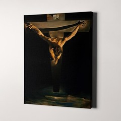 Christ Of St John Of The Cross by Salvador Dali Christian Canvas Wall Art Print